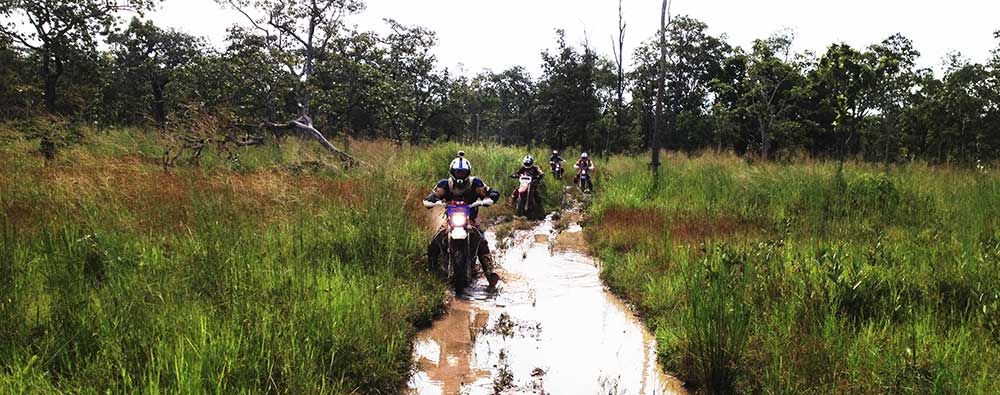 A nice muddy, rutted section on the way to Khao Nhek